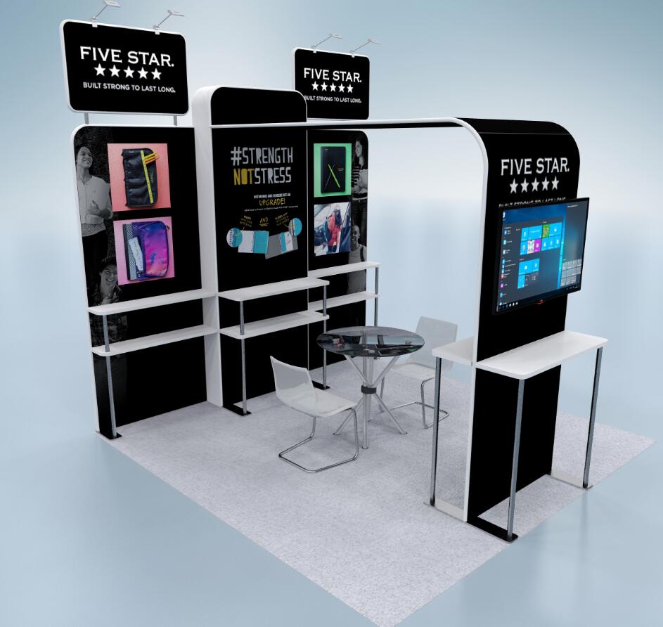<h3>EZ Tube Exhibition Booth Display</h3>