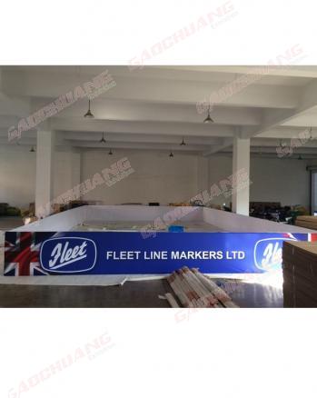 Hanging Banner Exhibition with Full Color Printed Sign