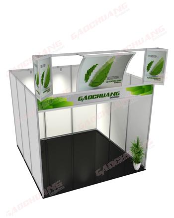 Back to Back Type Standard Exhibition Shell Scheme Kiosk Booth