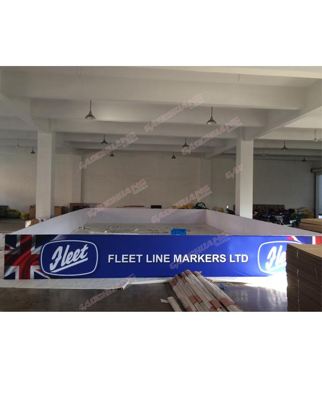 Hanging Banner Exhibition with Full Color Printed Sign